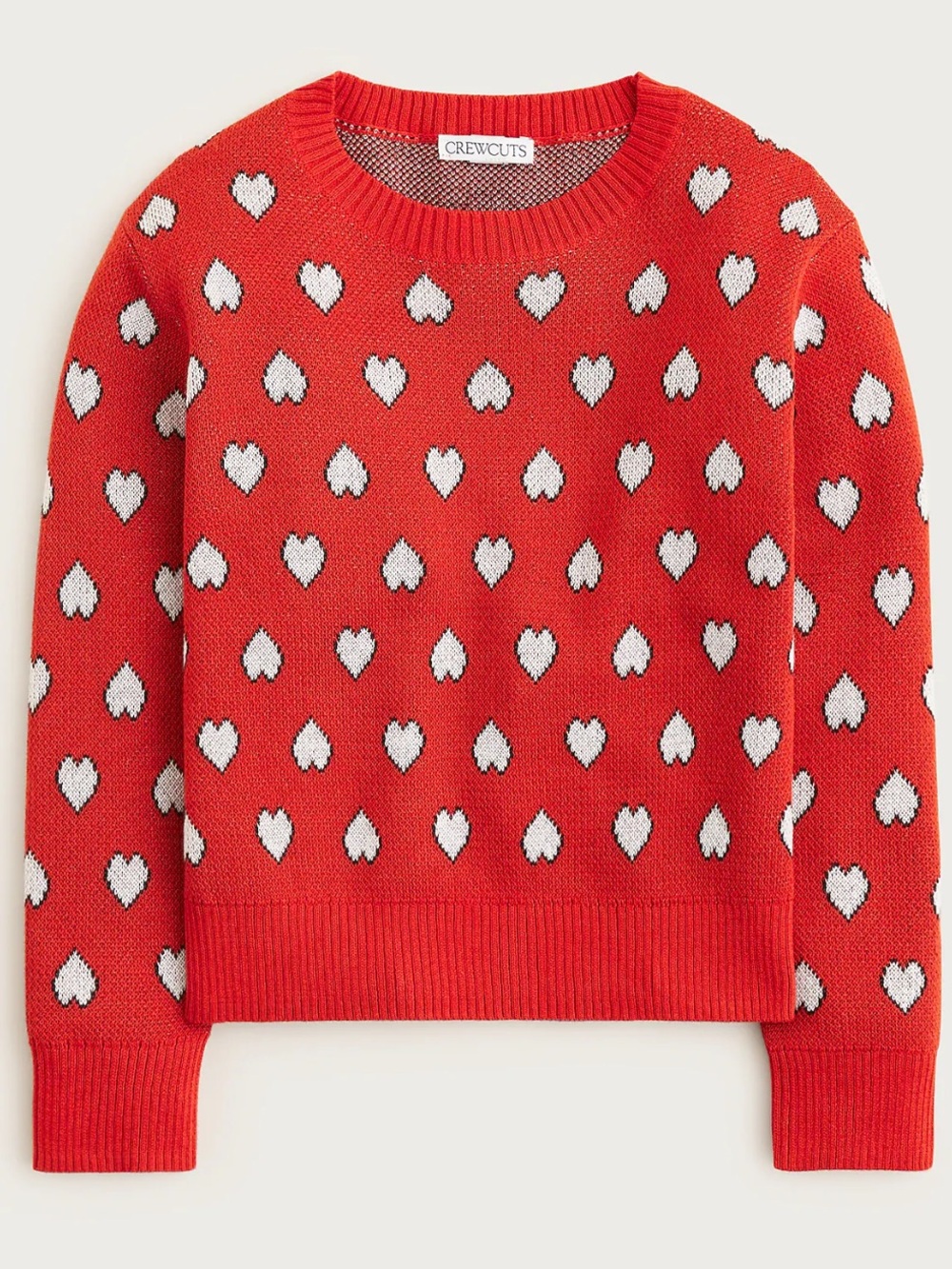 J.Crew Girls Cotton Crewneck Sweater